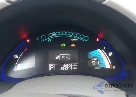 2015 Nissan Leaf Sv z USA, uszkodzony, nr VIN 1N4AZ0CP1FC311579